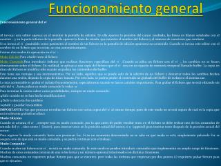 funcionamiento general