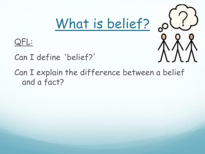 what is belief