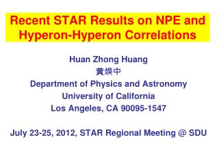 Recent STAR Results on NPE and Hyperon-Hyperon Correlations