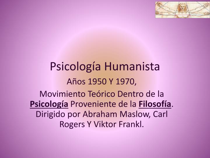 psicolog a humanista