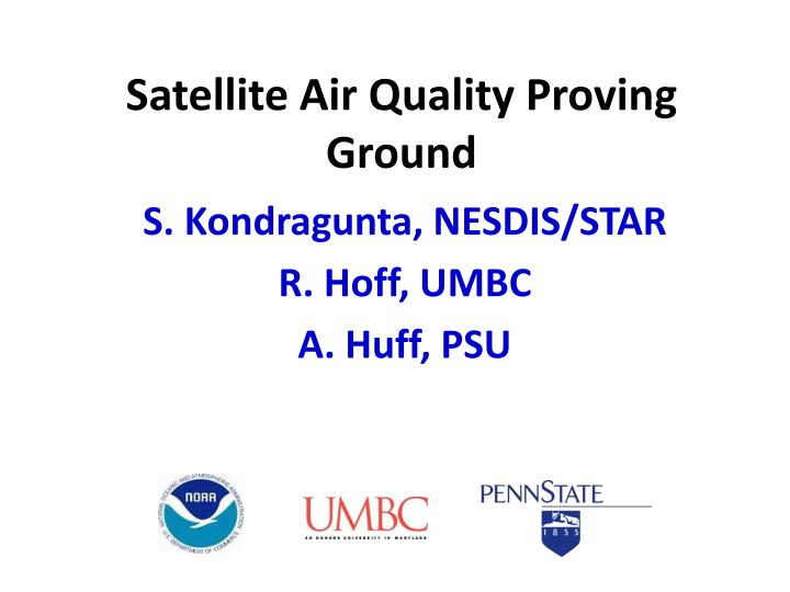 satellite air quality proving ground