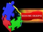 RESUME SKRIPSI - slide 1
