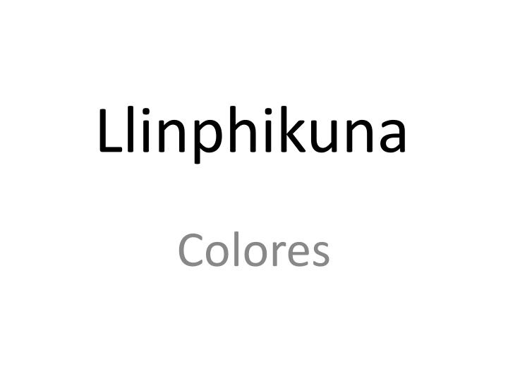 llinphikuna