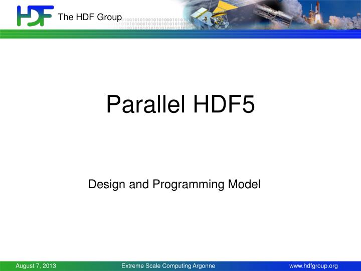 parallel hdf5