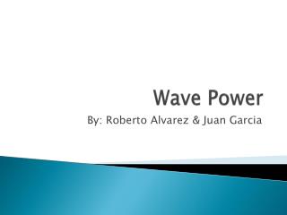 wave power