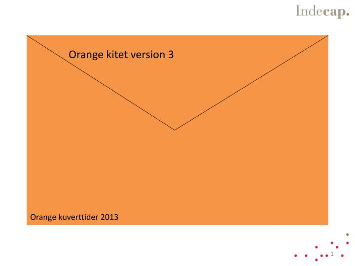 orange kitet version 3 orange kuverttider 2013