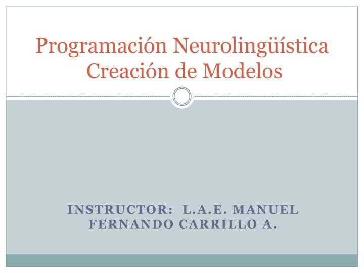 programaci n neuroling stica creaci n de modelos