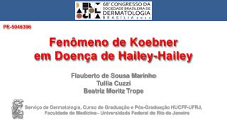 Flauberto de Sousa Marinho Tullia Cuzzi Beatriz Moritz Trope