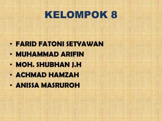 kelompok 8