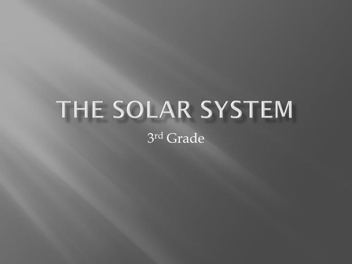 the solar system