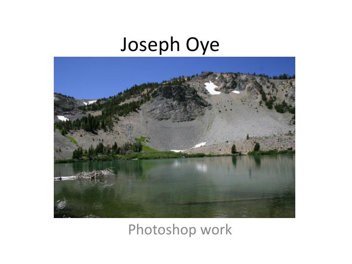 joseph oye