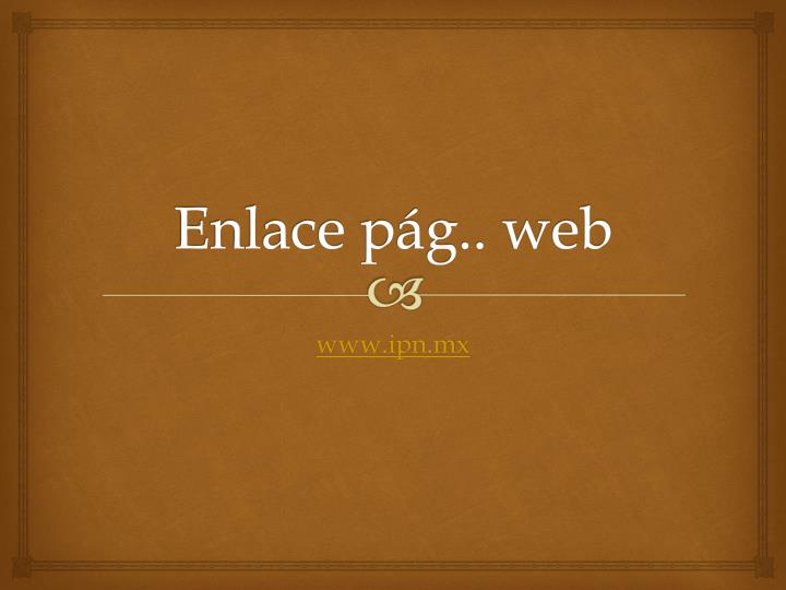 enlace p g web