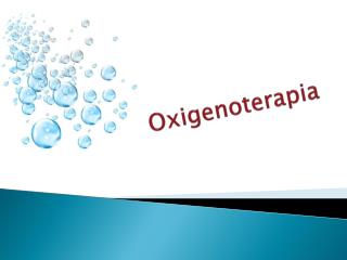 oxigenoterapia