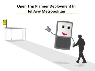 Open Trip Planner Deployment In Tel Aviv Metropolitan