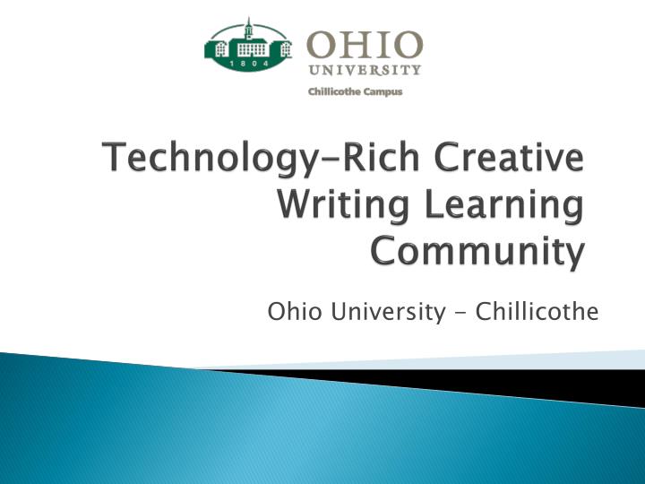 technology rich creative writing learning community