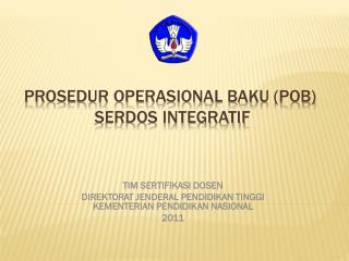 prosedur operasional baku pob serdos integratif