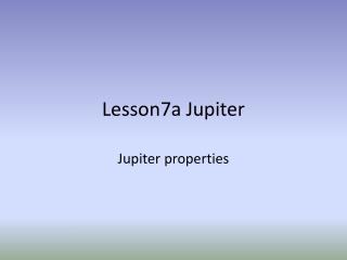 Lesson7a Jupiter