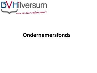 ondernemersfonds