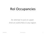 Optimizing RoI Occupancies: Strategies for Effective Data Management - slide 1