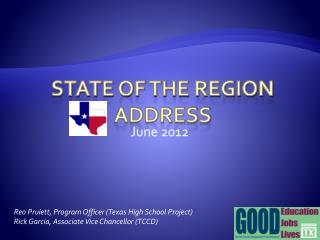 State of the region address