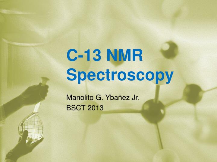 c 13 nmr spectroscopy