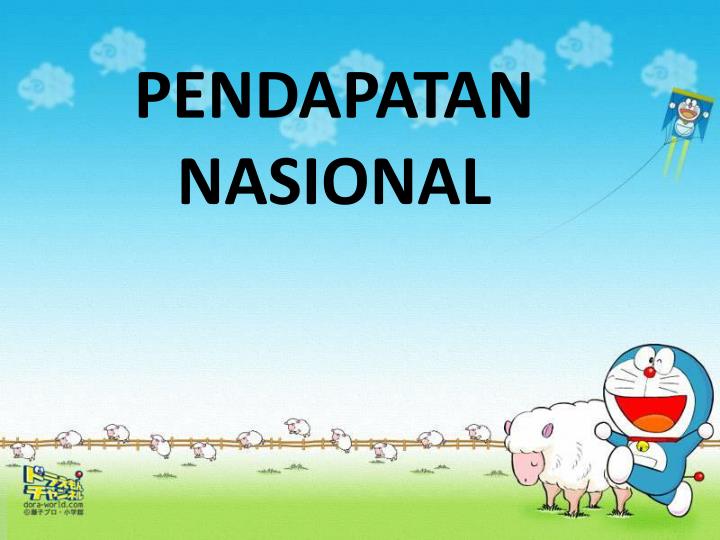 pendapatan nasional