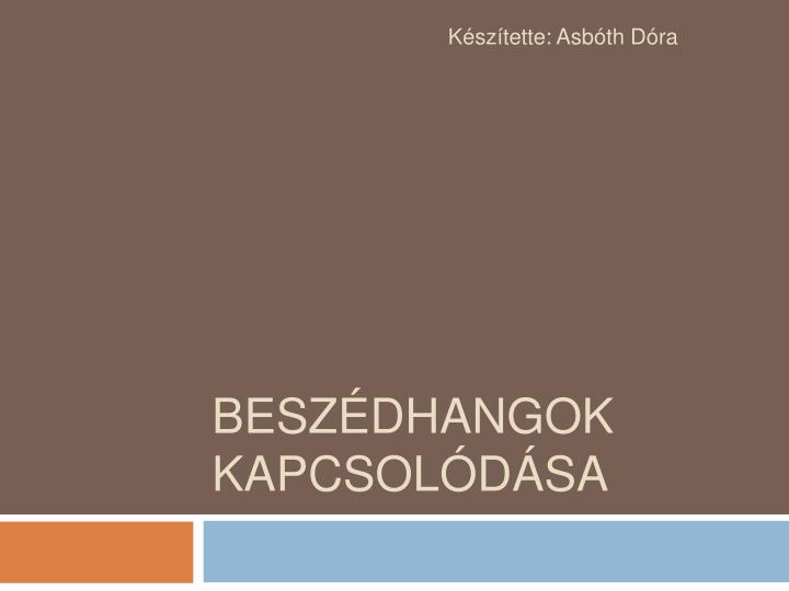 besz dhangok kapcsol d sa