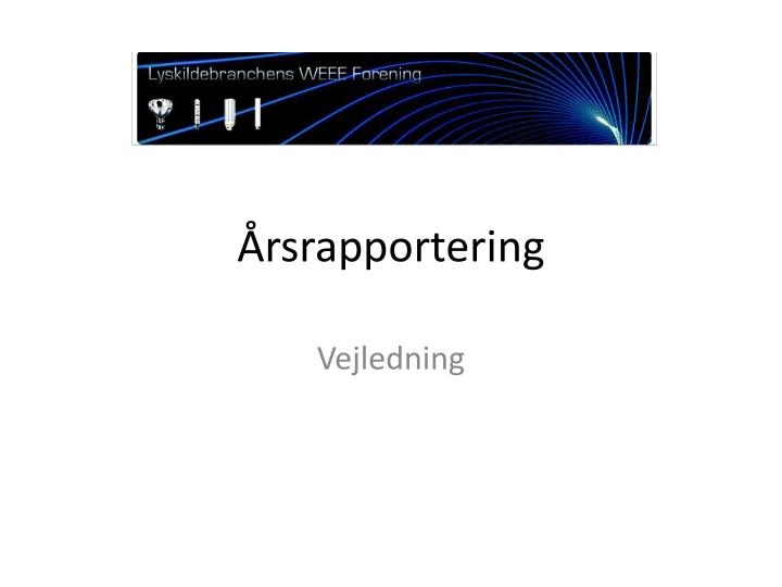rsrapportering