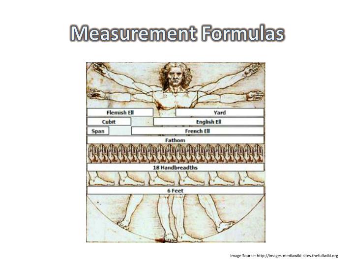 measurement formulas