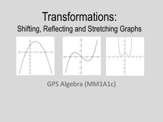 transformations shifting reflecting and stretching graphs