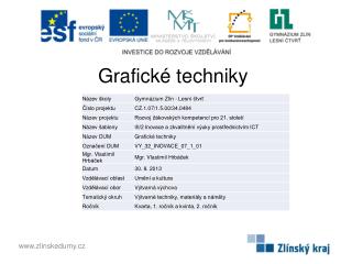 grafick techniky