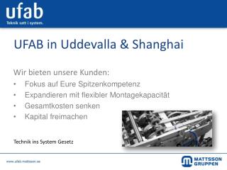 ufab in uddevalla shanghai