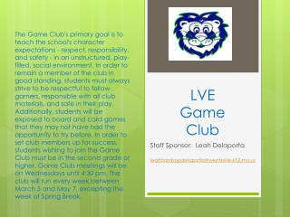 LVE Game Club