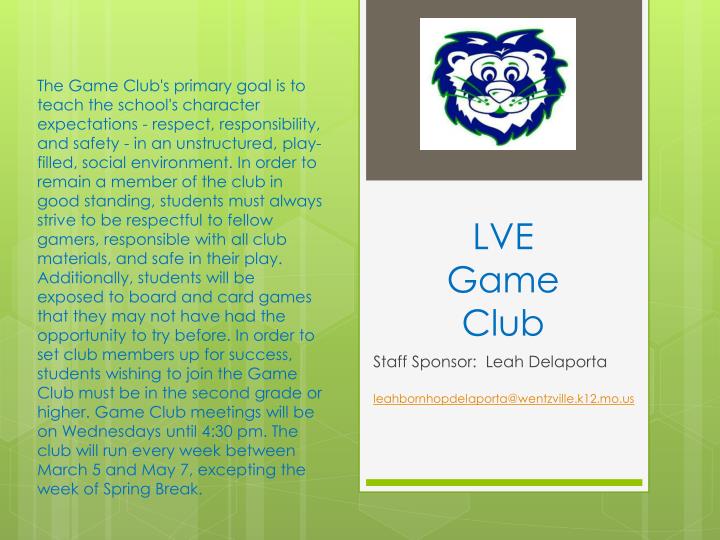 lve game club