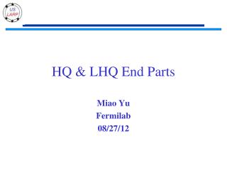 HQ &amp; LHQ End Parts