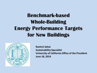 Benchmark-based Whole-Building Energy Performance Targets for New Buildings
