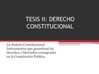tesis ii derecho constitucional