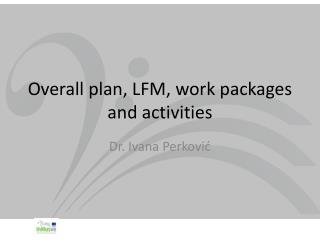 Overall plan, LFM, work packages and activities