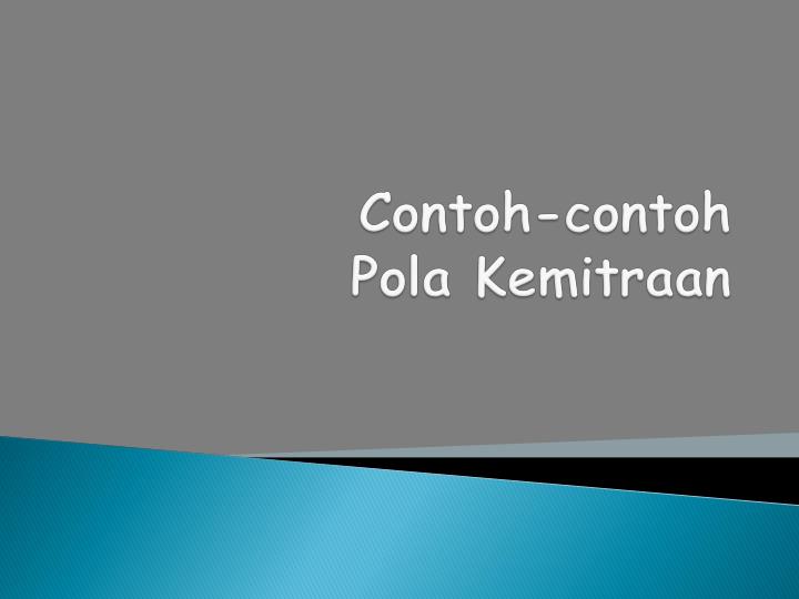 contoh contoh pola kemitraan