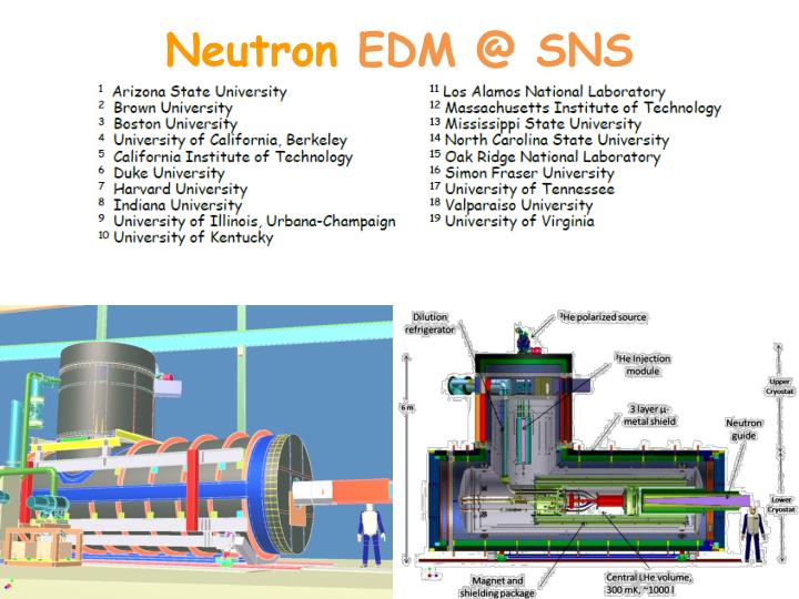 neutron edm @ sns