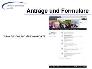 antr ge und formulare