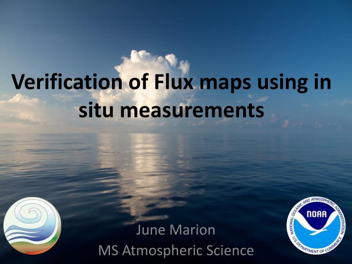 verification of flux maps using in situ measurements