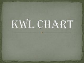 kwl chart