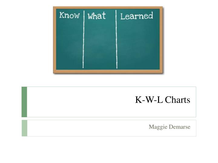 k w l charts