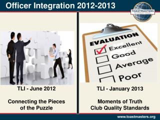 Officer Integration 2012-2013