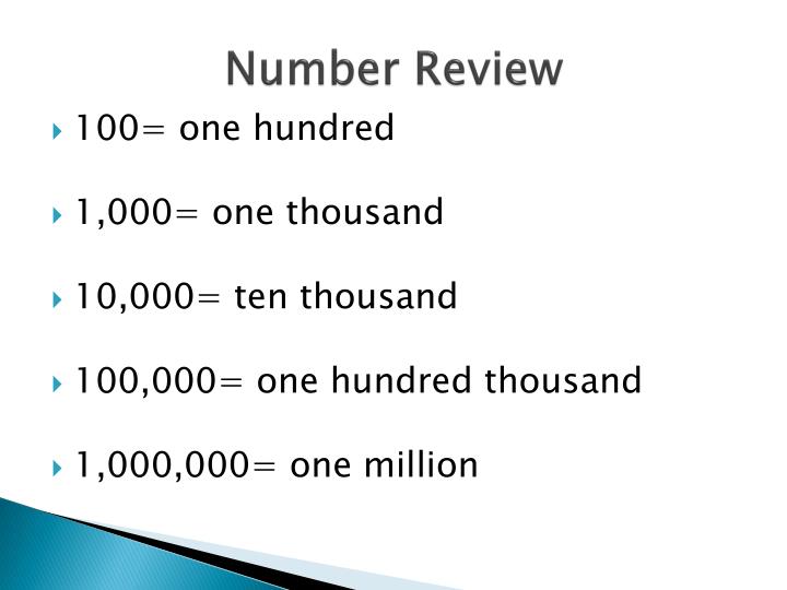 number review