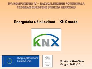 energetska u inkovitost knx model