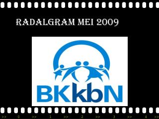 radalgram mei 2009