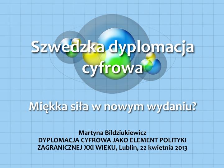 szwedzka dyplomacja cyfrowa mi kka si a w nowym wydaniu