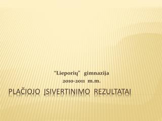 liepori gimnazija 20 10 20 11 m m